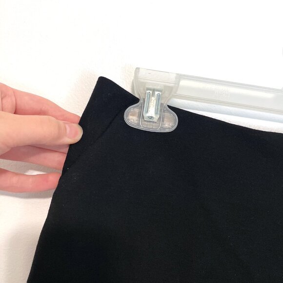 NEW NWT DIANE VON FURSTENBERG DVF Esme Black Jersey Knee Length Pencil Skirt 4 - Picture 13 of 16